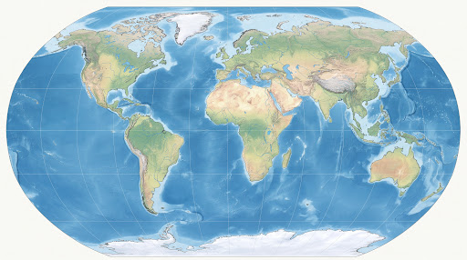 Global world map showing SIAE international reach